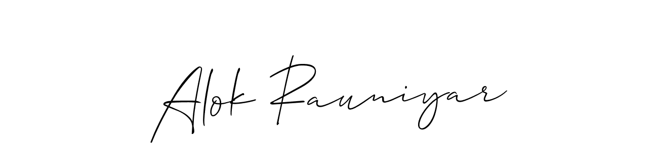 This is the best signature style for the Alok Rauniyar name. Also you like these signature font (Allison_Script). Mix name signature. Alok Rauniyar signature style 2 images and pictures png