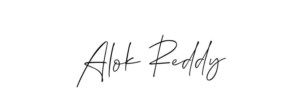 Best and Professional Signature Style for Alok Reddy. Allison_Script Best Signature Style Collection. Alok Reddy signature style 2 images and pictures png