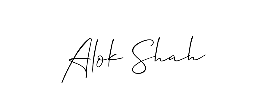 Once you've used our free online signature maker to create your best signature Allison_Script style, it's time to enjoy all of the benefits that Alok Shah name signing documents. Alok Shah signature style 2 images and pictures png