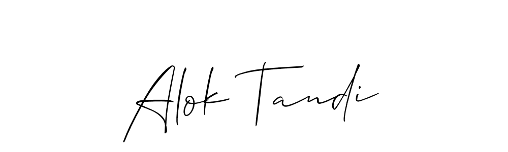 It looks lik you need a new signature style for name Alok Tandi. Design unique handwritten (Allison_Script) signature with our free signature maker in just a few clicks. Alok Tandi signature style 2 images and pictures png