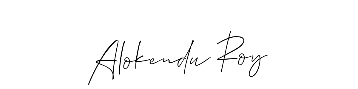 You can use this online signature creator to create a handwritten signature for the name Alokendu Roy. This is the best online autograph maker. Alokendu Roy signature style 2 images and pictures png