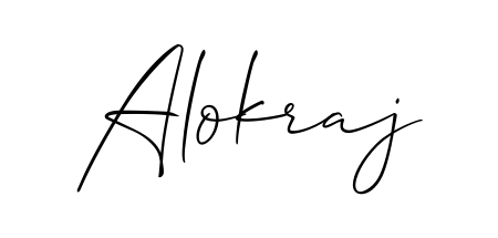 You should practise on your own different ways (Allison_Script) to write your name (Alokraj) in signature. Don't let someone else do it for you. Alokraj signature style 2 images and pictures png