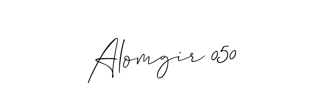 Create a beautiful signature design for name Alomgir 050. With this signature (Allison_Script) fonts, you can make a handwritten signature for free. Alomgir 050 signature style 2 images and pictures png