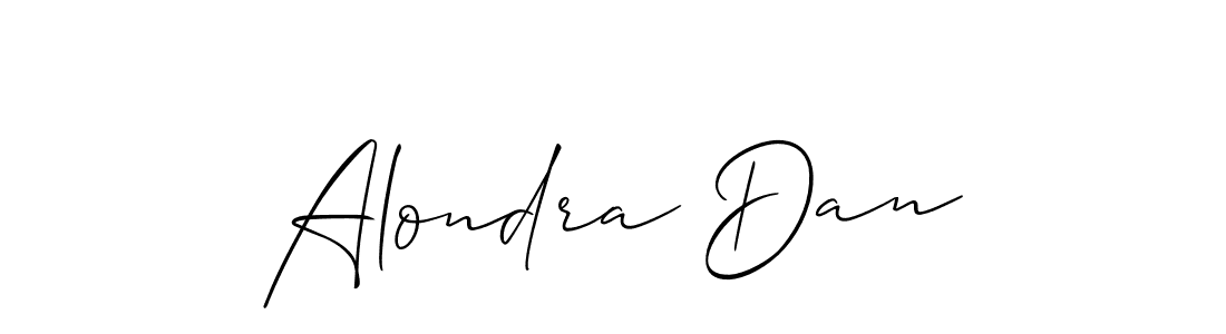 Once you've used our free online signature maker to create your best signature Allison_Script style, it's time to enjoy all of the benefits that Alondra Dan name signing documents. Alondra Dan signature style 2 images and pictures png
