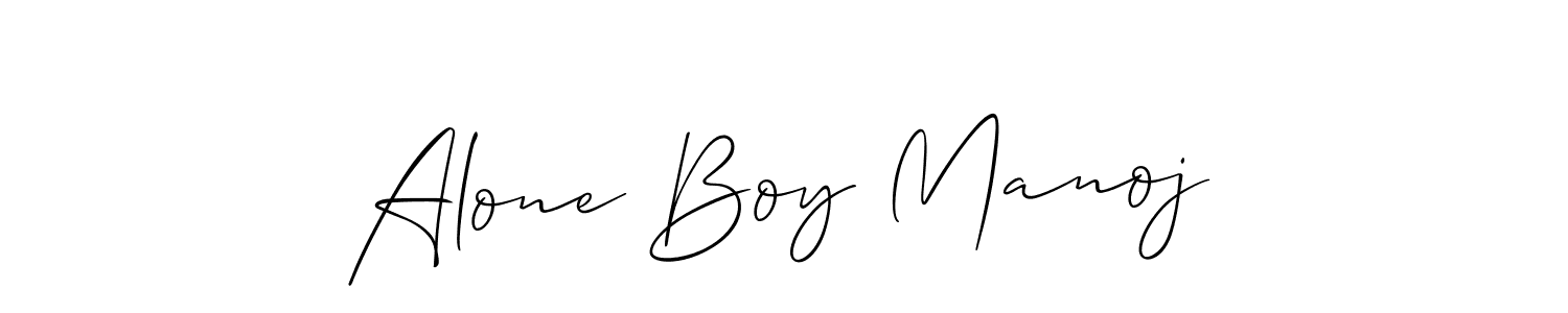 Once you've used our free online signature maker to create your best signature Allison_Script style, it's time to enjoy all of the benefits that Alone Boy Manoj name signing documents. Alone Boy Manoj signature style 2 images and pictures png