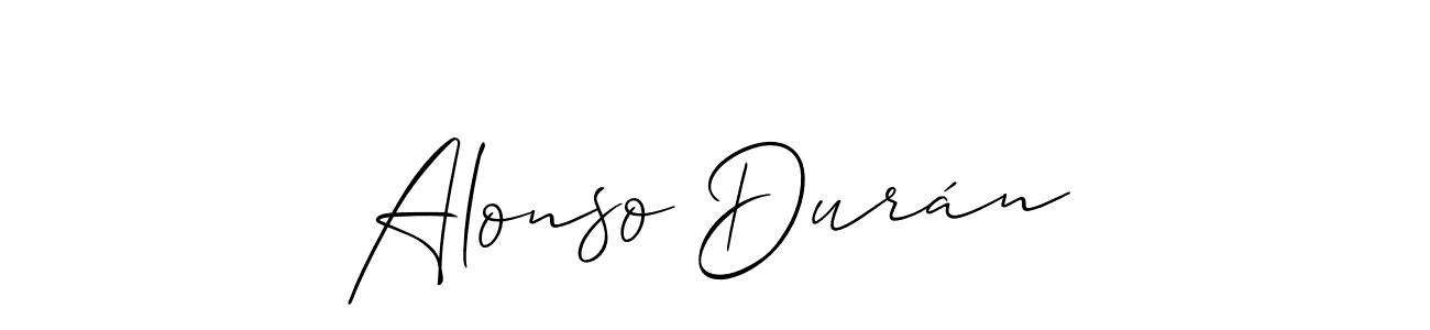 You can use this online signature creator to create a handwritten signature for the name Alonso Durán. This is the best online autograph maker. Alonso Durán signature style 2 images and pictures png