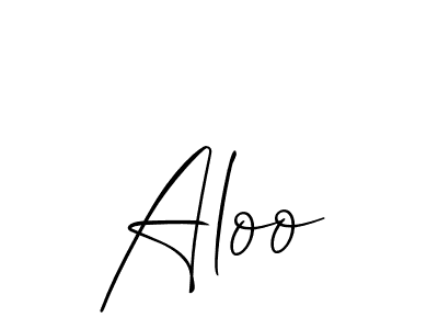 Aloo stylish signature style. Best Handwritten Sign (Allison_Script) for my name. Handwritten Signature Collection Ideas for my name Aloo. Aloo signature style 2 images and pictures png