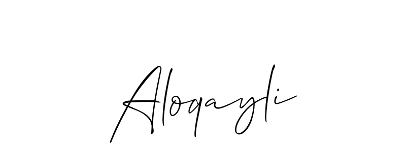 Make a short Aloqayli signature style. Manage your documents anywhere anytime using Allison_Script. Create and add eSignatures, submit forms, share and send files easily. Aloqayli signature style 2 images and pictures png