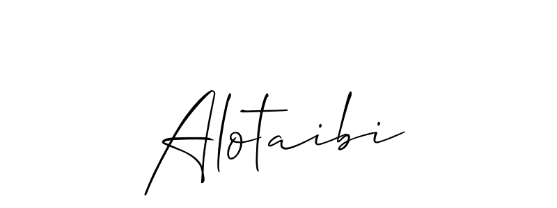 Similarly Allison_Script is the best handwritten signature design. Signature creator online .You can use it as an online autograph creator for name Alotaibi. Alotaibi signature style 2 images and pictures png