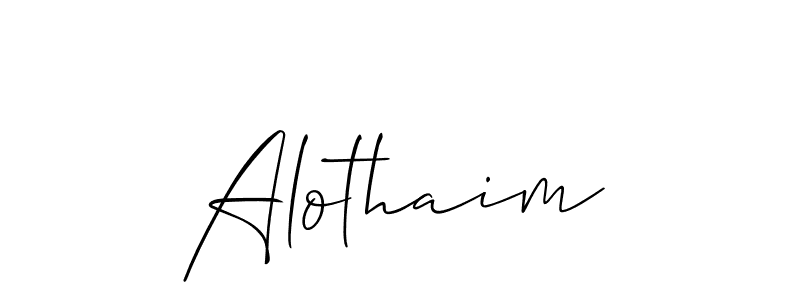 Best and Professional Signature Style for Alothaim. Allison_Script Best Signature Style Collection. Alothaim signature style 2 images and pictures png