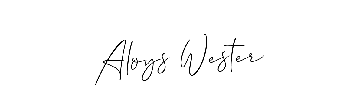 Once you've used our free online signature maker to create your best signature Allison_Script style, it's time to enjoy all of the benefits that Aloys Wester name signing documents. Aloys Wester signature style 2 images and pictures png