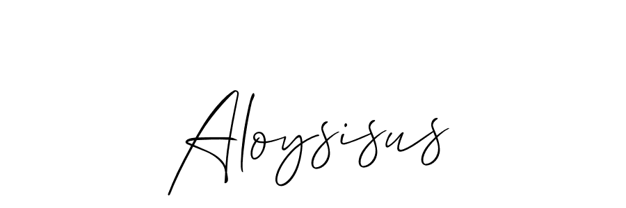 Create a beautiful signature design for name Aloysisus. With this signature (Allison_Script) fonts, you can make a handwritten signature for free. Aloysisus signature style 2 images and pictures png