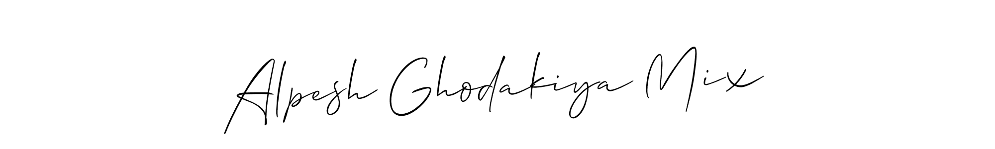 Also You can easily find your signature by using the search form. We will create Alpesh Ghodakiya Mix name handwritten signature images for you free of cost using Allison_Script sign style. Alpesh Ghodakiya Mix signature style 2 images and pictures png