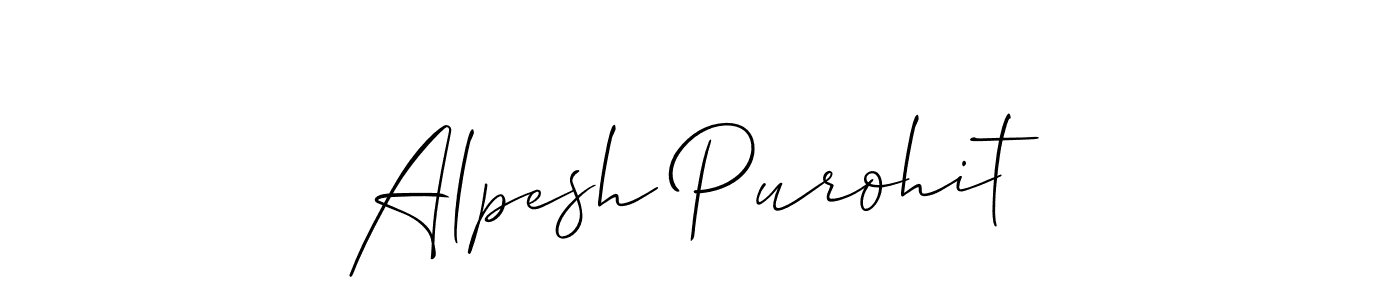 Similarly Allison_Script is the best handwritten signature design. Signature creator online .You can use it as an online autograph creator for name Alpesh Purohit. Alpesh Purohit signature style 2 images and pictures png