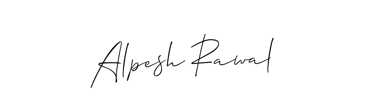 This is the best signature style for the Alpesh Rawal name. Also you like these signature font (Allison_Script). Mix name signature. Alpesh Rawal signature style 2 images and pictures png