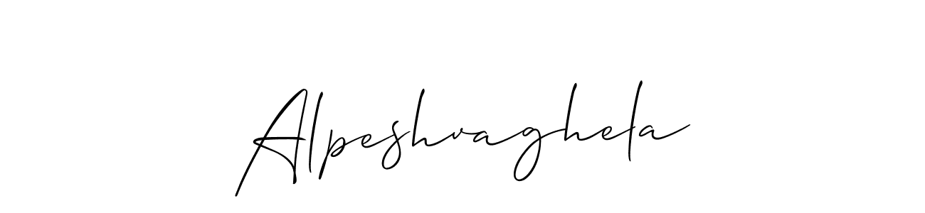Create a beautiful signature design for name Alpeshvaghela. With this signature (Allison_Script) fonts, you can make a handwritten signature for free. Alpeshvaghela signature style 2 images and pictures png