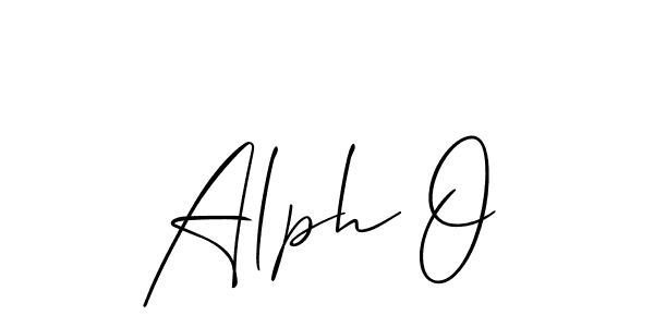 It looks lik you need a new signature style for name Alph O. Design unique handwritten (Allison_Script) signature with our free signature maker in just a few clicks. Alph O signature style 2 images and pictures png