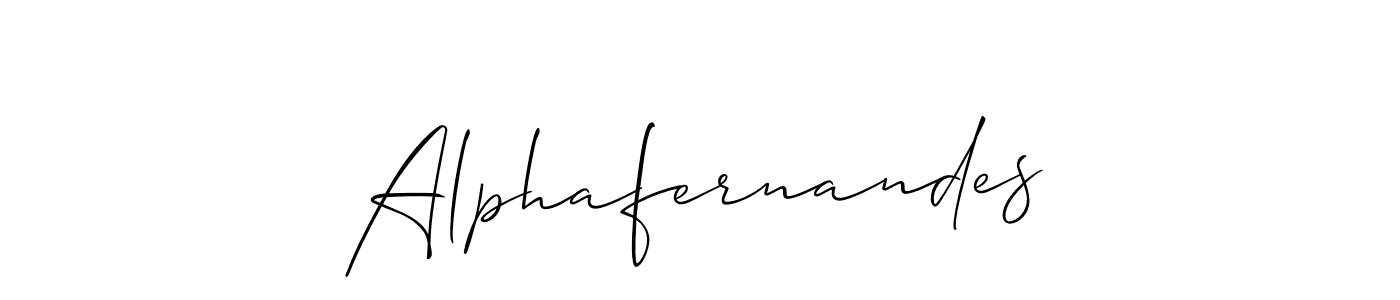 It looks lik you need a new signature style for name Alphafernandes. Design unique handwritten (Allison_Script) signature with our free signature maker in just a few clicks. Alphafernandes signature style 2 images and pictures png