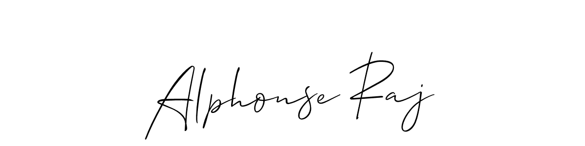 Design your own signature with our free online signature maker. With this signature software, you can create a handwritten (Allison_Script) signature for name Alphonse Raj. Alphonse Raj signature style 2 images and pictures png