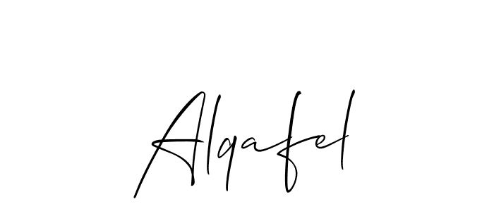 Similarly Allison_Script is the best handwritten signature design. Signature creator online .You can use it as an online autograph creator for name Alqafel. Alqafel signature style 2 images and pictures png