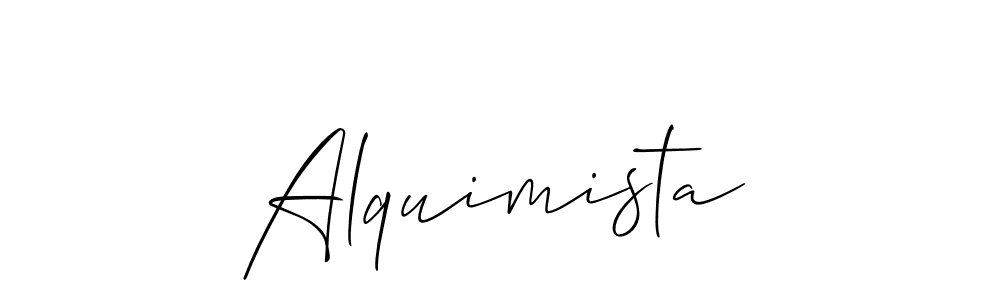 Make a short Alquimista signature style. Manage your documents anywhere anytime using Allison_Script. Create and add eSignatures, submit forms, share and send files easily. Alquimista signature style 2 images and pictures png