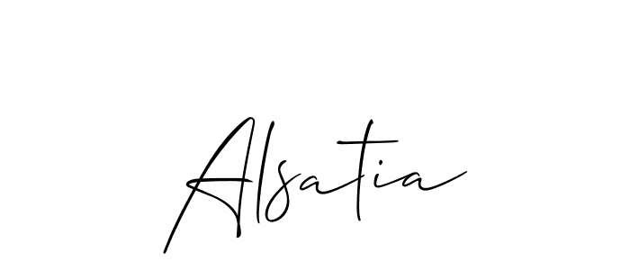 Create a beautiful signature design for name Alsatia. With this signature (Allison_Script) fonts, you can make a handwritten signature for free. Alsatia signature style 2 images and pictures png