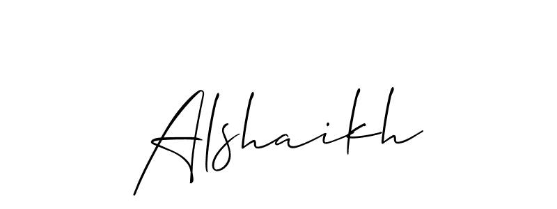 Similarly Allison_Script is the best handwritten signature design. Signature creator online .You can use it as an online autograph creator for name Alshaikh. Alshaikh signature style 2 images and pictures png
