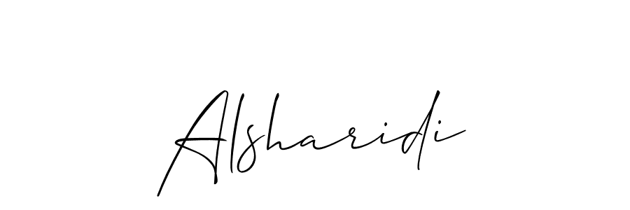 You should practise on your own different ways (Allison_Script) to write your name (Alsharidi) in signature. don't let someone else do it for you. Alsharidi signature style 2 images and pictures png