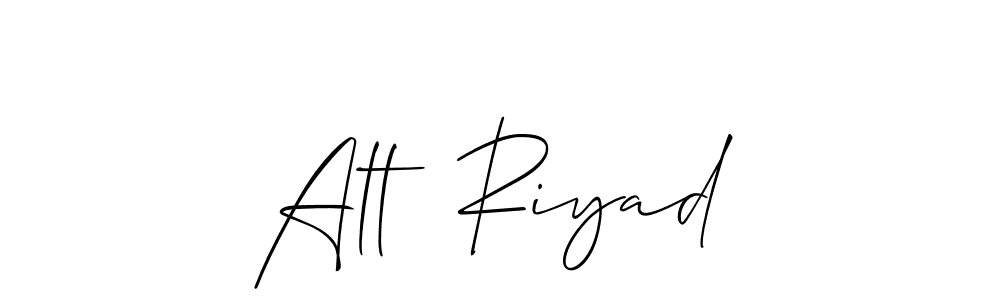 Best and Professional Signature Style for Alt  Riyad. Allison_Script Best Signature Style Collection. Alt  Riyad signature style 2 images and pictures png