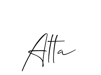 Make a beautiful signature design for name Alta. Use this online signature maker to create a handwritten signature for free. Alta signature style 2 images and pictures png