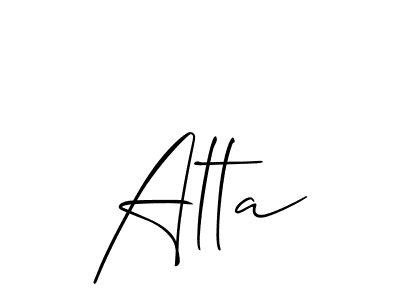 if you are searching for the best signature style for your name Alta. so please give up your signature search. here we have designed multiple signature styles  using Allison_Script. Alta signature style 2 images and pictures png