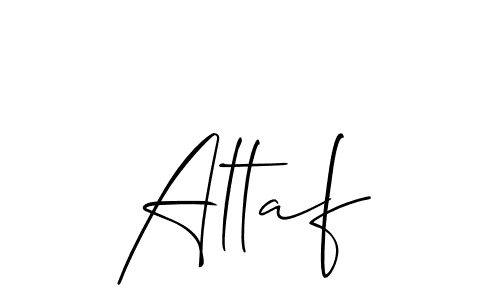 Use a signature maker to create a handwritten signature online. With this signature software, you can design (Allison_Script) your own signature for name Altaf. Altaf signature style 2 images and pictures png