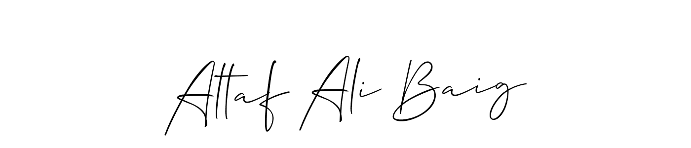 You can use this online signature creator to create a handwritten signature for the name Altaf Ali Baig. This is the best online autograph maker. Altaf Ali Baig signature style 2 images and pictures png