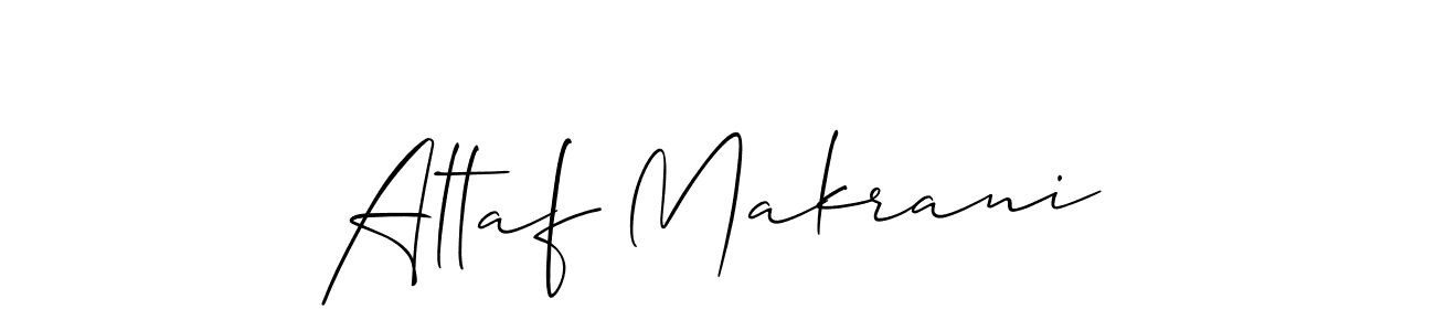 Best and Professional Signature Style for Altaf Makrani. Allison_Script Best Signature Style Collection. Altaf Makrani signature style 2 images and pictures png