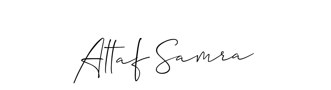 It looks lik you need a new signature style for name Altaf Samra. Design unique handwritten (Allison_Script) signature with our free signature maker in just a few clicks. Altaf Samra signature style 2 images and pictures png