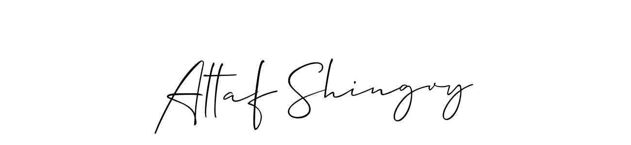 Allison_Script is a professional signature style that is perfect for those who want to add a touch of class to their signature. It is also a great choice for those who want to make their signature more unique. Get Altaf Shingvy name to fancy signature for free. Altaf Shingvy signature style 2 images and pictures png