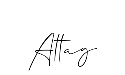 Allison_Script is a professional signature style that is perfect for those who want to add a touch of class to their signature. It is also a great choice for those who want to make their signature more unique. Get Altag name to fancy signature for free. Altag signature style 2 images and pictures png