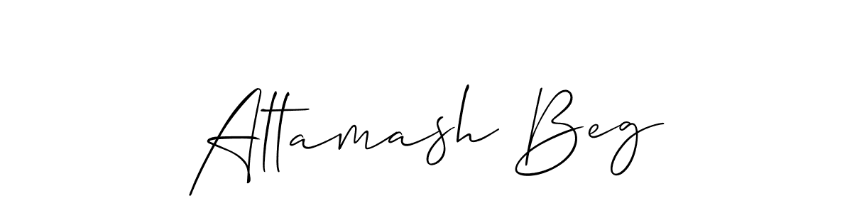 Once you've used our free online signature maker to create your best signature Allison_Script style, it's time to enjoy all of the benefits that Altamash Beg name signing documents. Altamash Beg signature style 2 images and pictures png