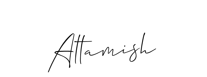 Similarly Allison_Script is the best handwritten signature design. Signature creator online .You can use it as an online autograph creator for name Altamish. Altamish signature style 2 images and pictures png