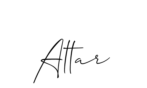 How to make Altar signature? Allison_Script is a professional autograph style. Create handwritten signature for Altar name. Altar signature style 2 images and pictures png