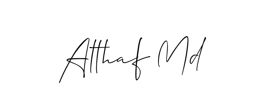 Also You can easily find your signature by using the search form. We will create Althaf Md name handwritten signature images for you free of cost using Allison_Script sign style. Althaf Md signature style 2 images and pictures png