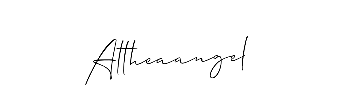 Also we have Altheaangel name is the best signature style. Create professional handwritten signature collection using Allison_Script autograph style. Altheaangel signature style 2 images and pictures png