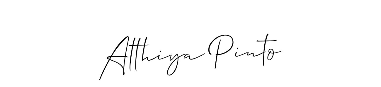 This is the best signature style for the Althiya Pinto name. Also you like these signature font (Allison_Script). Mix name signature. Althiya Pinto signature style 2 images and pictures png