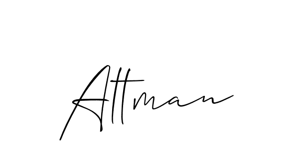 You should practise on your own different ways (Allison_Script) to write your name (Altman) in signature. don't let someone else do it for you. Altman signature style 2 images and pictures png