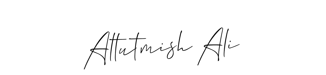 Altutmish Ali stylish signature style. Best Handwritten Sign (Allison_Script) for my name. Handwritten Signature Collection Ideas for my name Altutmish Ali. Altutmish Ali signature style 2 images and pictures png