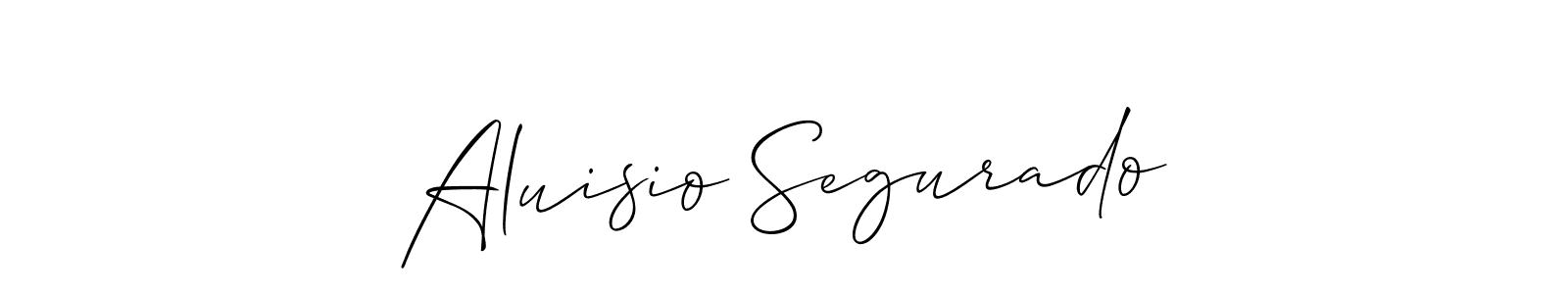 Here are the top 10 professional signature styles for the name Aluisio Segurado. These are the best autograph styles you can use for your name. Aluisio Segurado signature style 2 images and pictures png