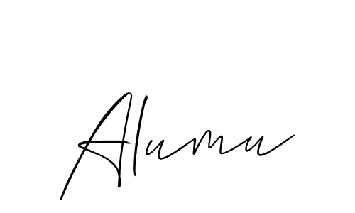 How to Draw Alumu signature style? Allison_Script is a latest design signature styles for name Alumu. Alumu signature style 2 images and pictures png