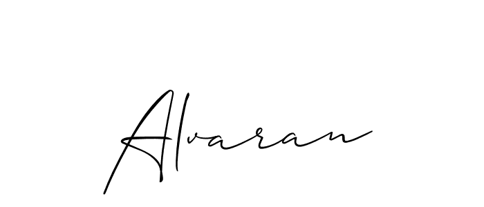 Make a beautiful signature design for name Alvaran. With this signature (Allison_Script) style, you can create a handwritten signature for free. Alvaran signature style 2 images and pictures png