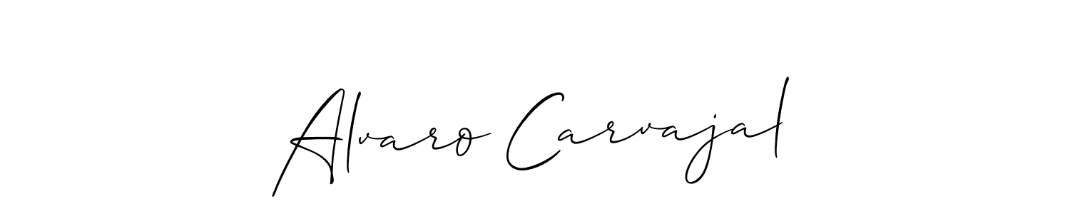 if you are searching for the best signature style for your name Alvaro Carvajal. so please give up your signature search. here we have designed multiple signature styles  using Allison_Script. Alvaro Carvajal signature style 2 images and pictures png