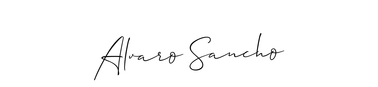 See photos of Alvaro Sancho official signature by Spectra . Check more albums & portfolios. Read reviews & check more about Allison_Script font. Alvaro Sancho signature style 2 images and pictures png
